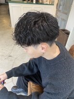 ルーク 立川(LUK)&nbsp;落ちてきたパーマを活かしたカットスタイル