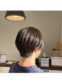 アッシュカラー＋ショートヘア