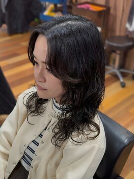 イエローコーン 金沢文庫店(YELLOW CORN) レディースカットパーマ くるくるパーマ ロングパーマ