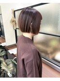 ぷつっとボブ_ショートヘア