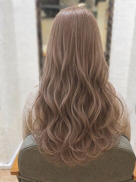 エルメ バイ アンフィー(Elme by anphi) 【Elme 野呂】透明感ミルクティーベージュ×ゆる巻きロング