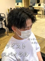 ルースト 南堀江店(ROOST)&nbsp;MEN’S/リバースセンターパート/ニュアンスパーマ/南堀江