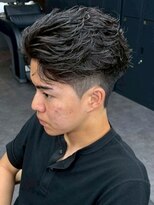 リットバイフィフス 甲南店(Lit. by fifth)&nbsp;アップバングショート ツーブロック 束感 眉毛カット 刈り上げ