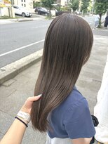 エシェル 平塚店(echelle) オリーブグレージュ/赤み消しカラー/ブリーチ