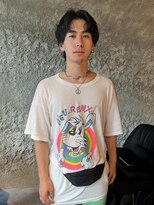 フリック(FLICK)&nbsp;センターパートスパイラルルーズパーマ