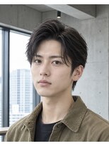 ロア(Roa.)&nbsp;ニュアンスパーマビジネスカット毛流れダウンパーマ韓国