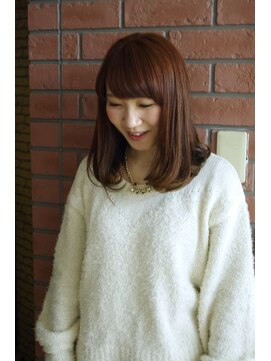 エヌティ ヘア ガレージ(nt.hair garage) ミディアム スタイル