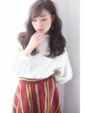 ヘアサロン ドットプラス 町田店(dot. plus) グレージュ×セミロング×ウェーブ［町田］