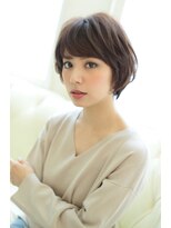 ナトゥーラ 八事店(Natura)&nbsp;目を惹くショートボブダークブラウンまとまる