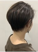 《hair make No.8》ハンサムショートポイントパーマ・担当中村