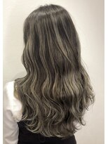 バベル(BABEL Hair Design) 【BABEL】バレイヤージュカラー＿耳かけグラデーション