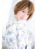 前下がりで小顔♪インナーカラーハイライトボブウルフa1