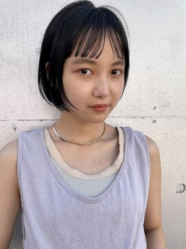 ディッセンバー 神宮前(December) 大人かわいいショートボブ オン眉