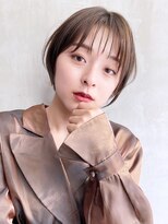 アイティーバイアルバム 八王子店(IT by ALBUM) ナチュラルショート_ミニウルフテラコッタくすみブルー_28548