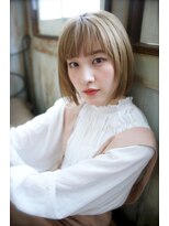 クレドガーデン 吉祥寺店(CRED GARDEN)&nbsp;くすみカラー/オリーブベージュ×ボブ【吉祥寺クレドガーデン】