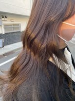 ロイジー(roijir) 柔らかラベンダーベージュ×ゆるふわコテ巻き