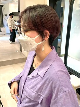 シータ(sheta) 【表参道sheta中澤】小顔クールショート　ダークアッシュ