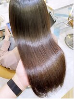 ロンドプランタン 恵比寿(Lond Printemps) ○ラベンダーミルクティー　くすみベージュ　髪質改善 縮毛矯正