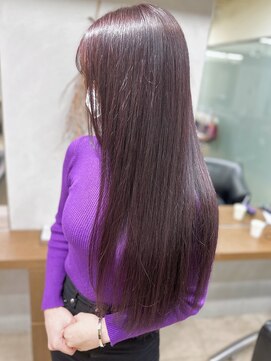 ディア(.eer) 髪質改善ストレート/プラムブラウン/カシスブラウン/髪肌カラー