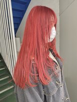 ソーコ 渋谷(SOCO) ボルドーチェリーレッドブラウンケアブリーチ赤髪