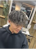 【前下がりショートマッシュ!】ソフトツイストパーマ!
