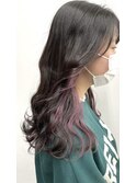 【ALIVE 夕貴】パープルイヤリングカラー