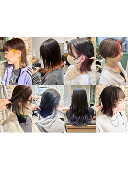 《Roly Poly Clown色遊び》インナーカラー/イヤリングカラーを楽しもう♪計算されたバランスで新しい自分に