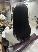 ナチュラルストレート×ロング