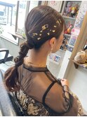 結婚式のお呼ばれヘア♪♪