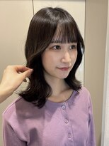 ロンドローズ 名古屋(Lond damaskRose)&nbsp;学割 ブリーチなしダブルカラー ブリーチ 髪質改善 ボブ ＊381