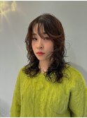メリハリスタイル/強めパーマ/ウェット感