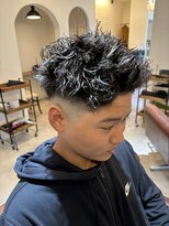 ヘアーアトリエルキナ(hair atelier LUCINA)&nbsp;ツイストスパイラルパーマメンズカットマッシュパーマ