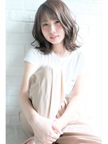 サロン ド ユーア(salon de yuua)&nbsp;外ハネミディアム　グレージュカラー