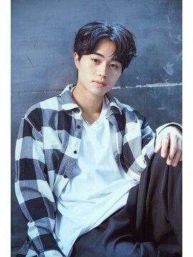 ラッドバイプティパ(rad...by petit-pas) 水戸/メンズ/センターパート/無造作/ニュアンスパーマ/学割