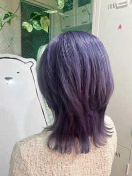 ナンバー ユアイロ 川崎(N° uairo) 【末安】ハイトーンラベンダー/大人かわいい/ケアブリーチ/20代