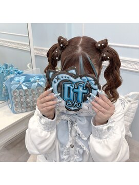 新宿コットン(cotton hair) リボンツイン