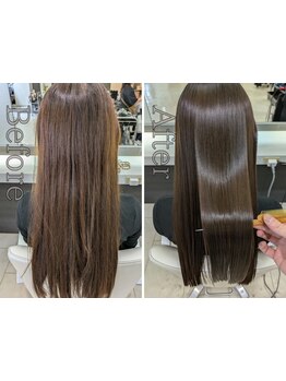 ◆縮毛矯正×髪質改善×毛髪理論◆合理的,論理的,効果的に髪の悩みを解消「1負担で3補修する美髪の新常識」