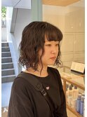 夏に向けて！！首元スッキリボブパーマ！