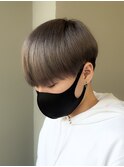 マッシュナチュラルカラーマッシュメンズヘアカラーツーブロック