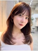 韓国レイヤー/韓国風/ボブ/髪質改善/黒髪/ブリーチなし〔池袋〕