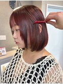 ピンク/ボブ かじ