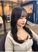 韓国風レイヤーカット　ワンホンヘア