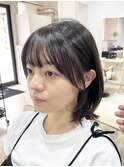 くびれボブ/顔周りレイヤー/弘前市
