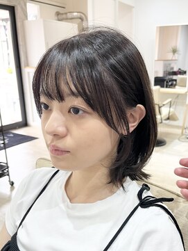 エメヘアデザイン ルイス(Aimer Hair Design Lewis) くびれボブ/顔周りレイヤー/弘前市