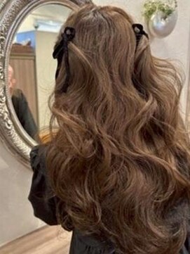 ショコラ アベノ(Chocolat ABENO) #ポイントツインテール　#ガーリーヘアアレンジ