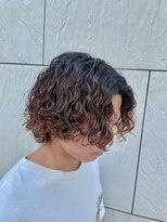 ワンズナゴヤ 名古屋栄店(ONE's NAGOYA) スペインカールスパイキーショートブルーブラックフェザーパーマ