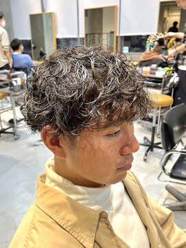 エリマ 調布(elima) 調布メンズカットスパイラルパーマ波巻きパーママッシュ