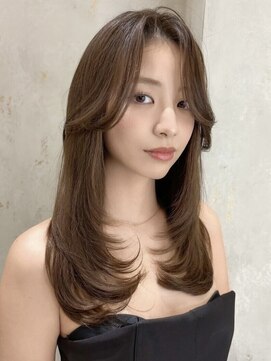 ロンドワン 三宮元町(Lond one) 韓国レイヤーカット/ヨシンモリフェイスレイヤー/丸型