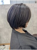 白髪ぼかし/ベース暗めハイライト