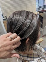 ラピスタ 池袋(Lapista) 韓国ヘアハッシュカットダブルハイライトカラー【Lapista池袋】